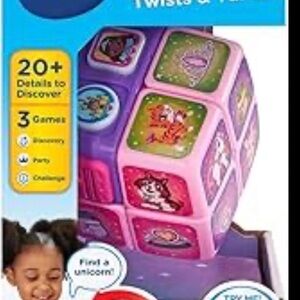 Colorful Puzzle Cube for Kids - Pink and Purple